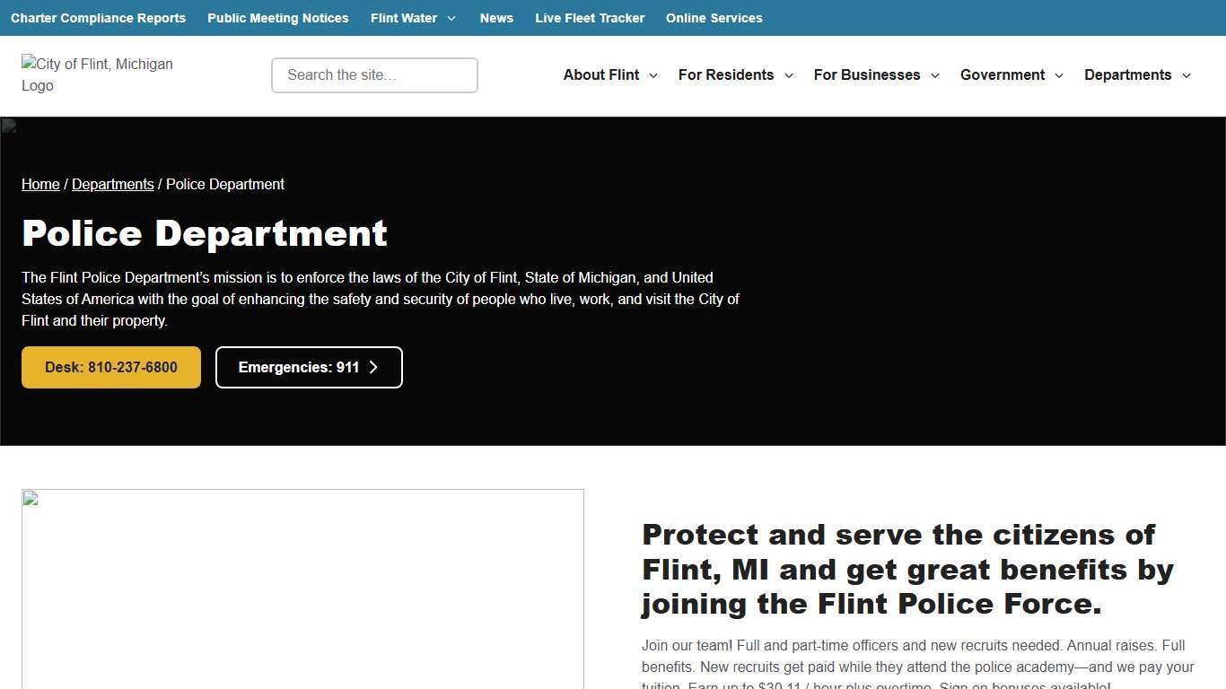 Police Department - City of Flint